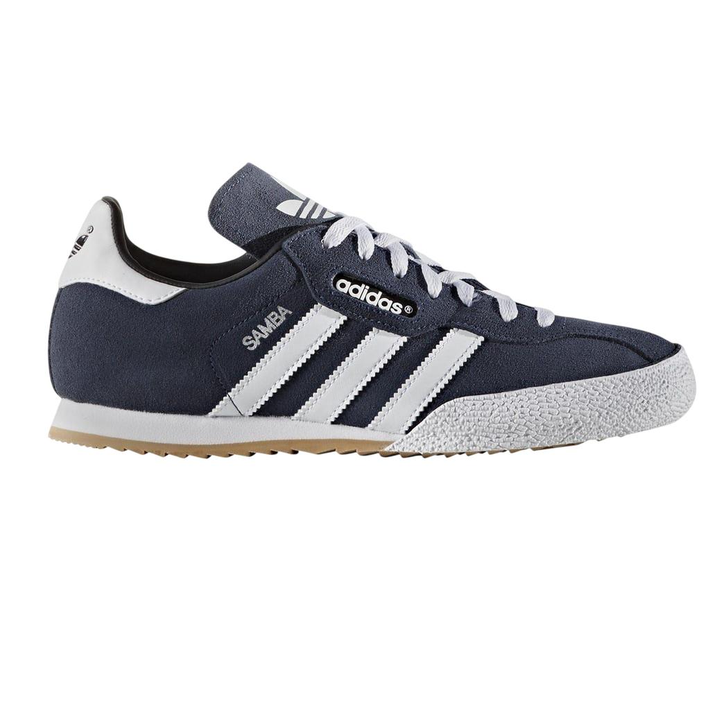 Adidas Boys Samba 3 Stripes Suede Trainers