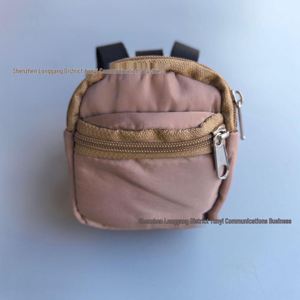 Căști Colorate & Pandantiv Portofel Monede Rucsac Mini cu Design Casă Ciupercă și Șnur pentru Telefon