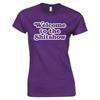Funny Welcome To The Shitshow Ladies Skinny Fit Tshirt