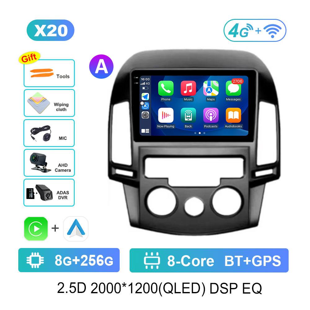 Android OS Car Radio Multimedia Player for Hyundai I30 2006 - 2011 WiFi GPS Navigation DSP Stereo Split Screen BT Head Unit