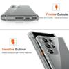 Coque pour samsung galaxy s25 ultra - protection silicone antichoc transparent + 2 verres trempés