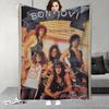 Rock Band B-Bon Jovi Forever Blanket Design Lightweight  For Dorms, Naps, Living Room, Office,Sofa,All-Season