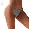 Women's Pure Cotton Seamless Thong - Sexy, Butt-Lifting, Breathable, Low-Rise Panties