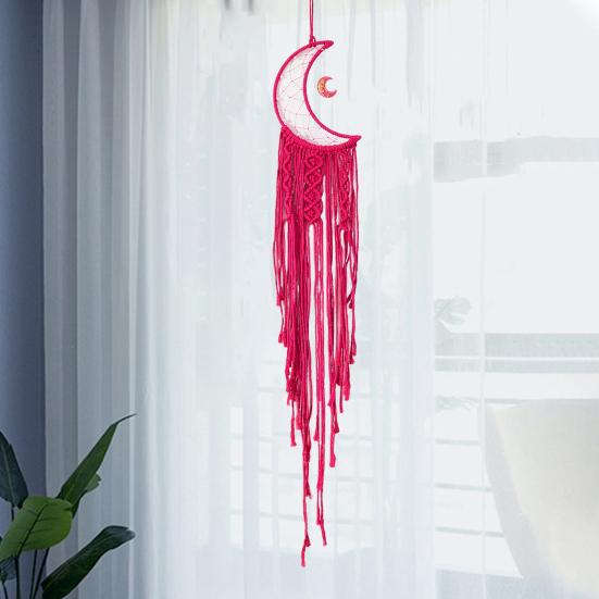 Dream Catcher Handmade Elegant Cotton Rope Nordic Hand-woven Star Moon Macrame Wall Hangings Home Decor