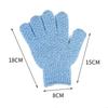 1-4pair Five Fingers Bath Gloves Household Shower Scrub Body Wash Children Home Supply Elastic Wipe Back Bathing Cleaning Gloves