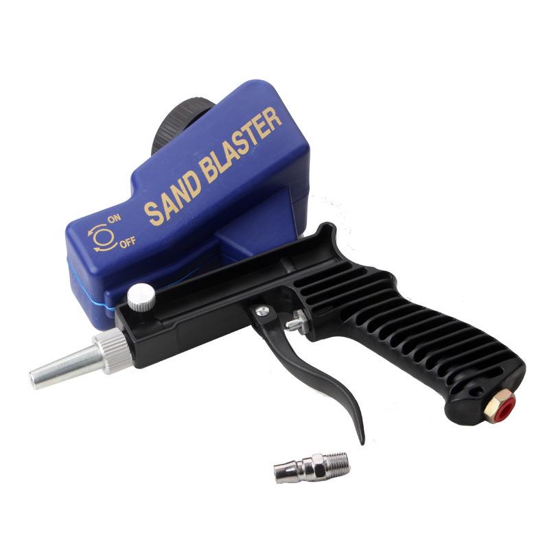 Compact Pneumatic Sandblaster Set: Portable, Anti-Rust Sandblasting Gun