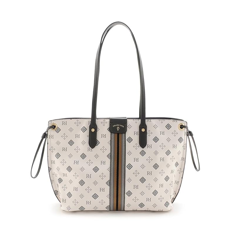 

[FIRANO] VITA monogram line tote bag ladies VITA filano vita GINGER Web publication Tie-up with Ayame Goriki daily bag gift V402881 white