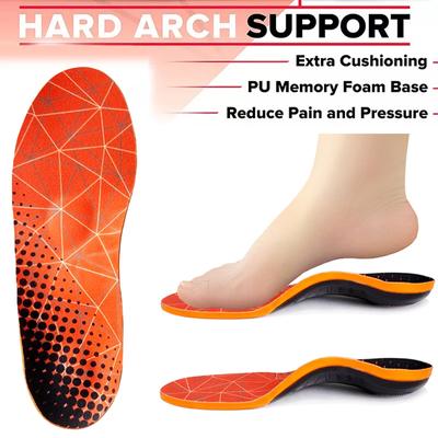 Arch Support Sport-Einlegesohlen Männer Frauen Badminton Laufen Fitness Atmungsaktiv Stoßdämpfende Plattfuß-Orthopädische Einlegesohlen