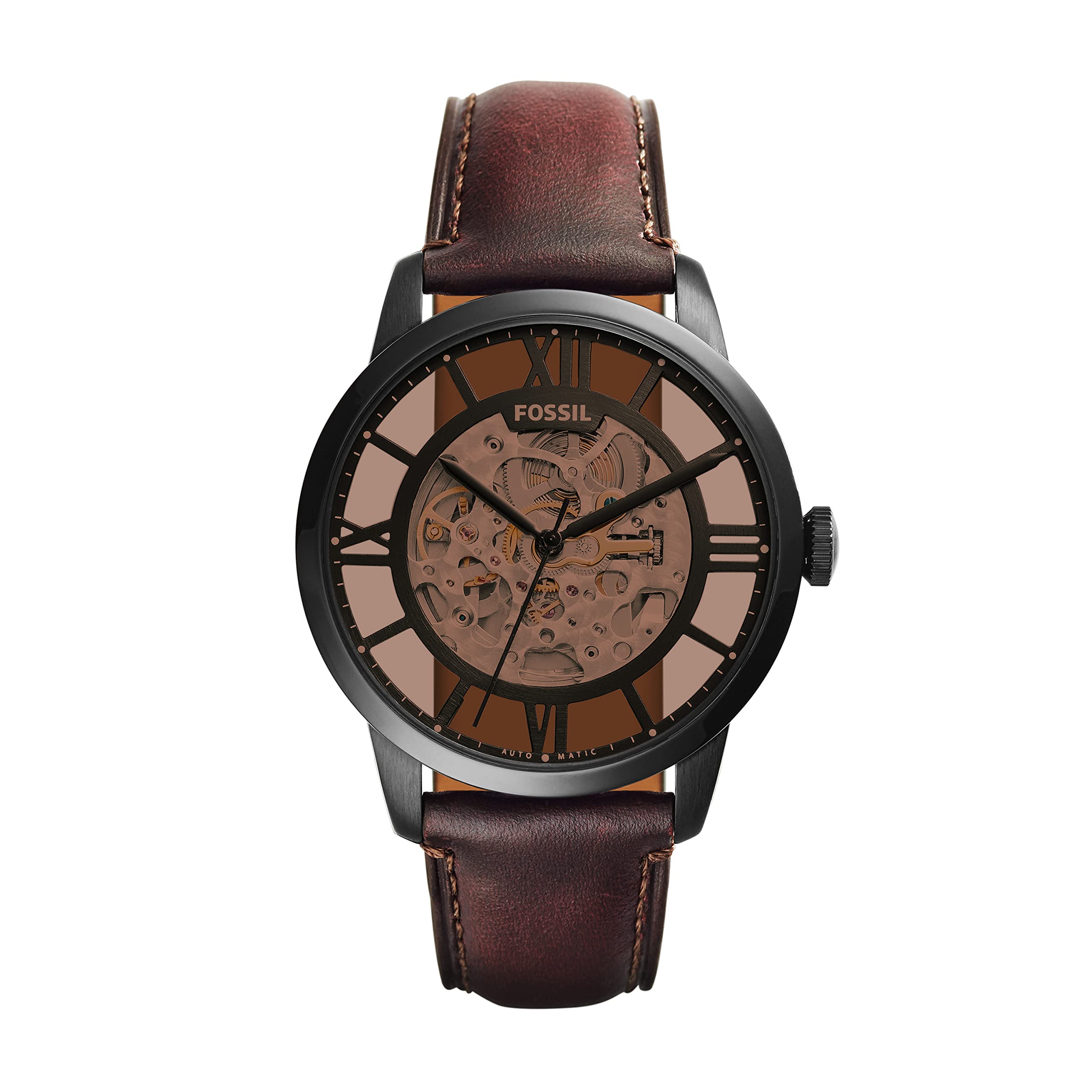 Мужские автоматические наручные часы Fossil Townsman ME3098 Коричневые Оригинальный импорт
