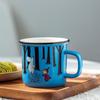 300ML Cartoon Keramiktasse Retro Emaille-Imitation Tassen Office Home Lustige Wassertassen Frühstück Milch Kaffee Teetasse Trinkgeschirr Geschenk