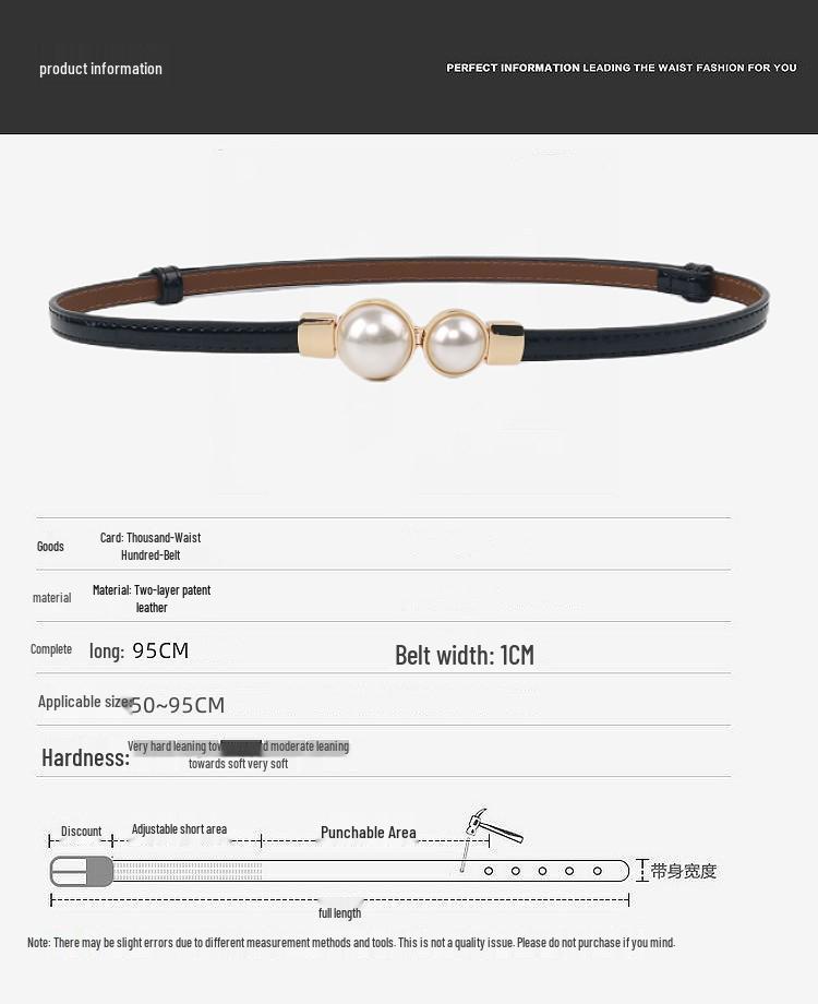Women's Korean Style Retro Adjustable Leather Waist Belt