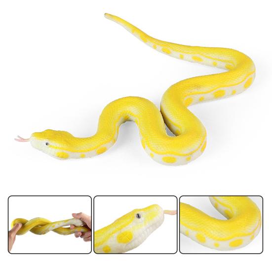 Decoration Flexible Eco-friendly Soft Animal Model Children Educational Toys Trimeresurus Stejnegeri