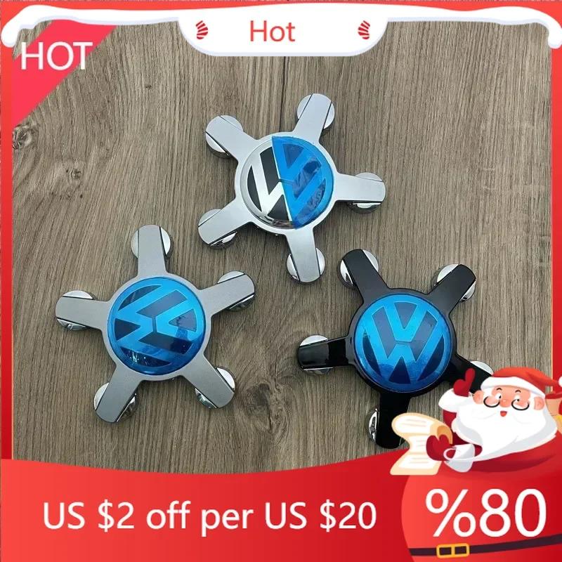 For VW New 4pcs 135mm Five Claws Car Wheel Center Cap Hub Covers Badge Logo 8R0601165 4F0601165N For Volkswagen VW Auto Accessor