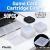50PCS Protective Game Card Cases Transparent Plastic Anti Dust Anti Drop Replacement for Nintendo Game Boy Color GBC GBP