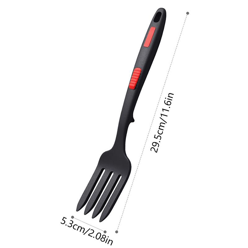 Silicone Fork Salad Forks Flexible Cooking Utensils Multi-function Spaghetti Server Whisking Serving Kitchen Accessories