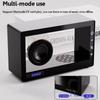 Haut-parleur Bluetooth Transparent Vintage Lumière Colorée Bas Choc Barre de Son Bouton Tactile Lecteur de Musique Style Minimaliste Nordique