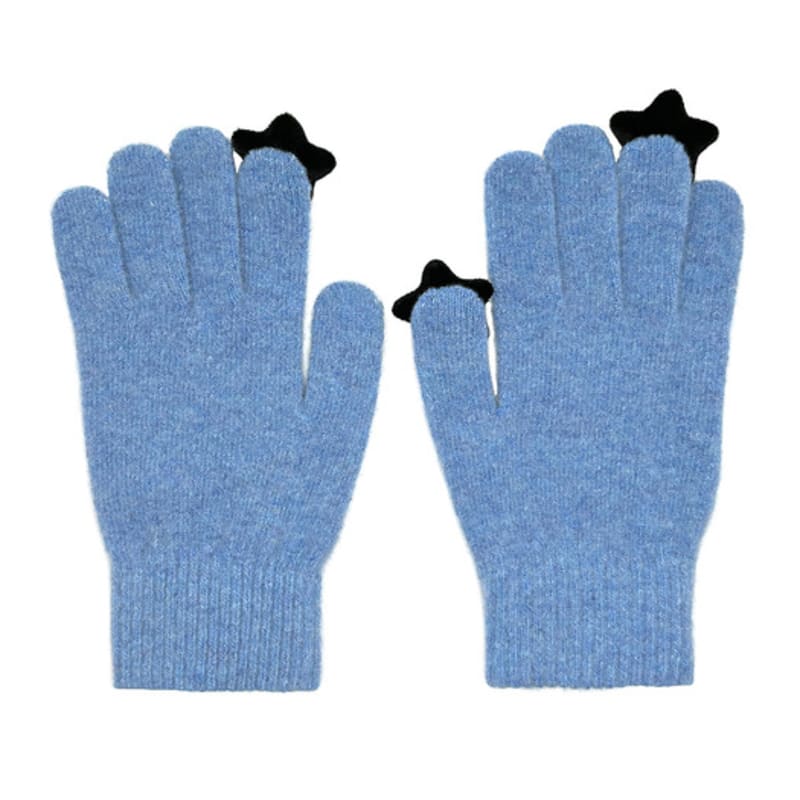 OTHER-worldly Star Wool Gloves [Blue]