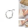 High-end Plated Titanium Steel Geometric Pearl Bracelet Fresh And Sweet Style For Women