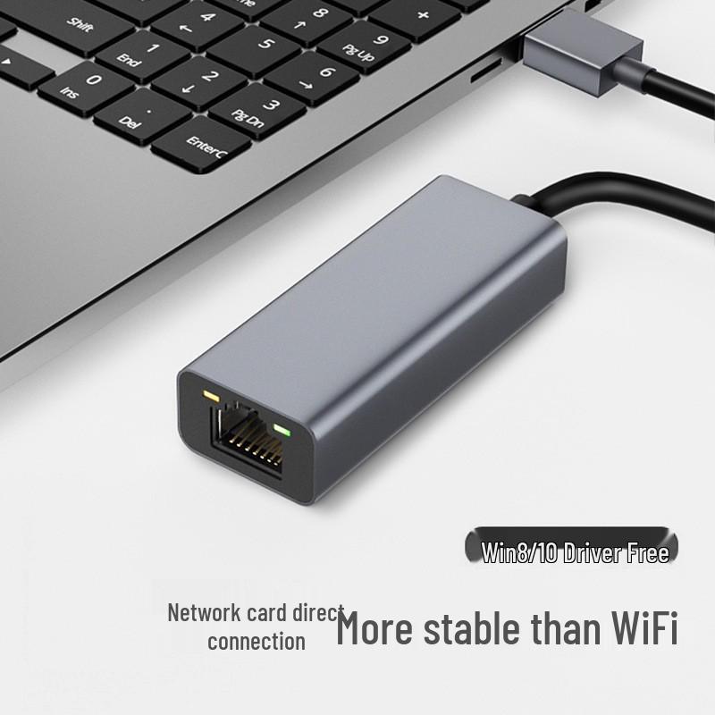 USB3.0 to RJ45 Gigabit Network Adapter - Driver-Free Type-C to Ethernet Converter