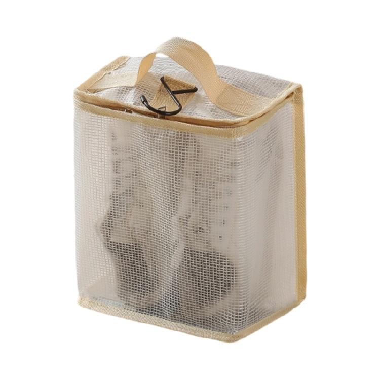 

Portable Shoe Keeper With Clear Window Easy To Identify Contents Suitable For Business Trip Family Vacations And Camping S бежевий