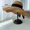 202603-yaan ins chic summer wide brim grass vacation sun protection lady sun cap women leisure holiday beach hat