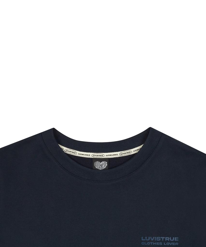 LUVISTRUE Basic Heart Set Up_Top(Navy)