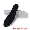 Unisex 3.5cm Height Boosting EVA Perforated Half Insole
