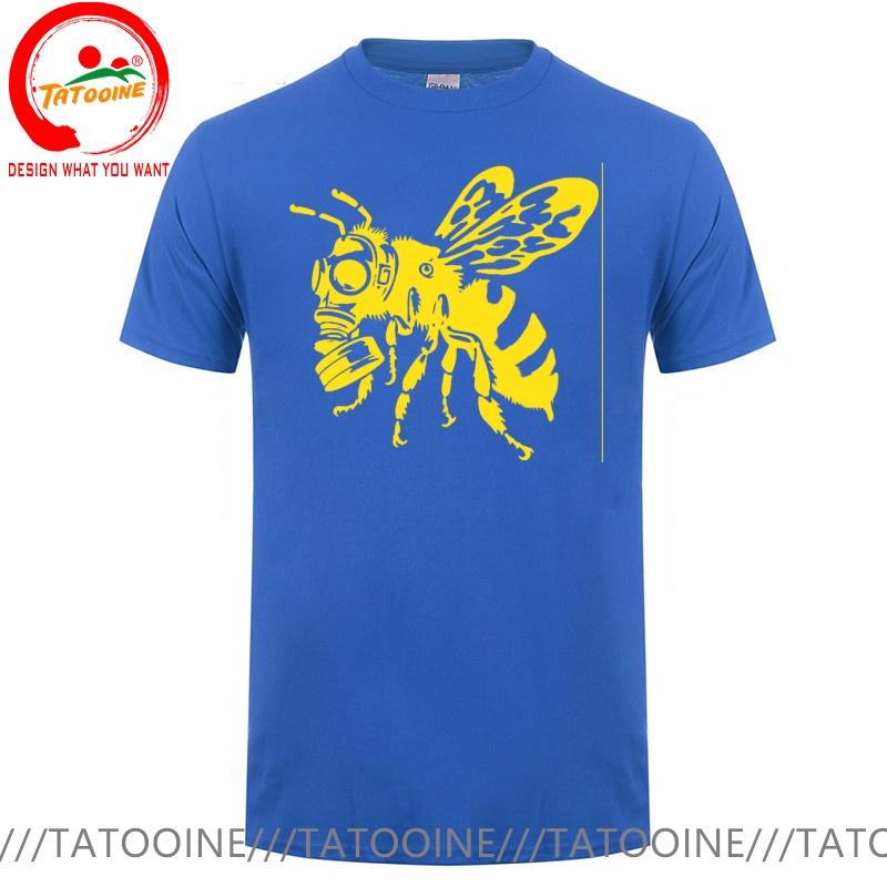 Funny Design Bee With Gasmask Sred Doublet Unisex Fashion Trendy Casual Clothing Stylish Tops Tee Shirt Leisure Tshirt Unisexs