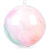 Clear Fillable Ornaments Ball 5/6/8/10/14CM DIY Plastic Acrylic Fillable Ball for Christmas Party Decor Xmas Tree