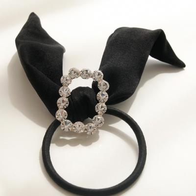 J.Lauren Cubic Satin Flexible Hair Tie H0880