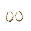 Multi-Layer Elliptical Geometric Ring Earrings, Ear Buckles, Modern Minimalist Style, Light Luxury, High-End Sense, Niche Personalized Earrings