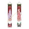 2025 New Year Nutcrackers Soldier Decoration Couplet Santa Hanging Flag 55KF