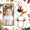 Christmas Party Charming Headband With Adorable Antlers And Design Fun