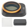 Objektivfilter Optiskt Glas Skyddande Ersättningsset för DJI Mini 3 Pro CPL Drönartillbehör Svart