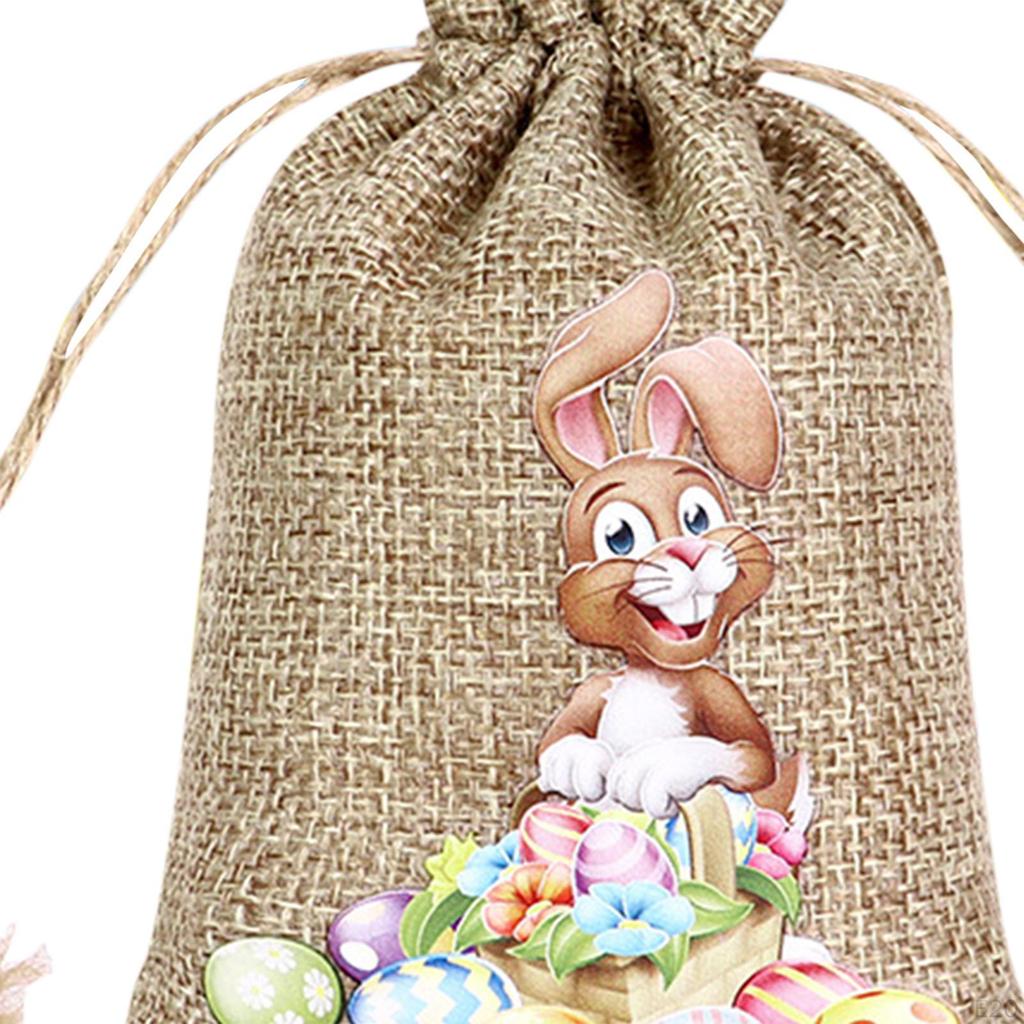 Drawstring Bag Easter Bunny Party Candy Treat for Wedding
