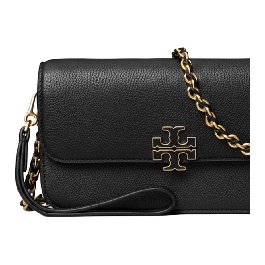 Tory Burch Britten Logo Crossbody Bag Women Bags Black 175806-001