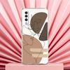 Phone Case For Samsung A56 A36 A26 A24 A16 A14 A12 A32 A50 A70 A20E A22 A40 A34 A54 A42 A52 5G A04s A06 Cover One Line Art