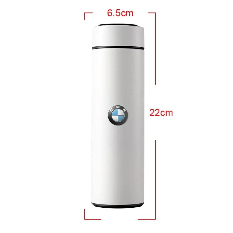 For BMW Car Smart Thermos Bottle With Temperature Display Coffee Cup For BMW F20 F40 F22 F30 E90 F32 F10 F06 F07 F46 M3 M4 M5 E6