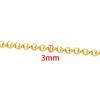 Stainless Steel Gold Chain for DIY Jewelry: Necklace & Bracelet Fashion Accessory