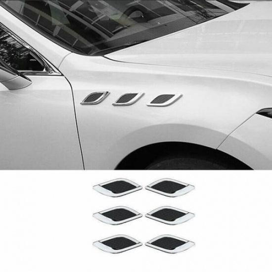 For Lexus ES250 300h 350 2019-22 ABS Chrome Front Side Door Fender Cover Trim 6X