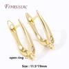 18K Gold Plated Anti-Allergy Earring Hooks Basic Copper Earwire Fastener Accessories For DIY Women's Earring Making Supplies