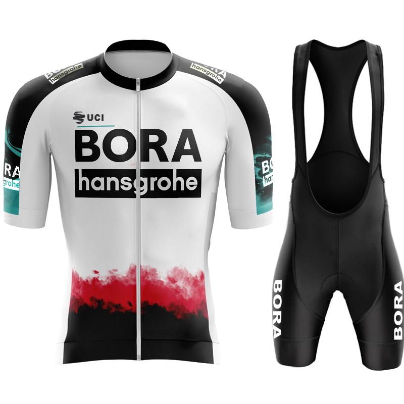 2026 Sommer Atmungsaktives Radsportanzug Set Sportbekleidung Trikot Mann Pro Team Ausrüstung Trägerhose Sommerkleidung Tricuta Herren Outfit Bluse Gel-Shorts Set Mtb