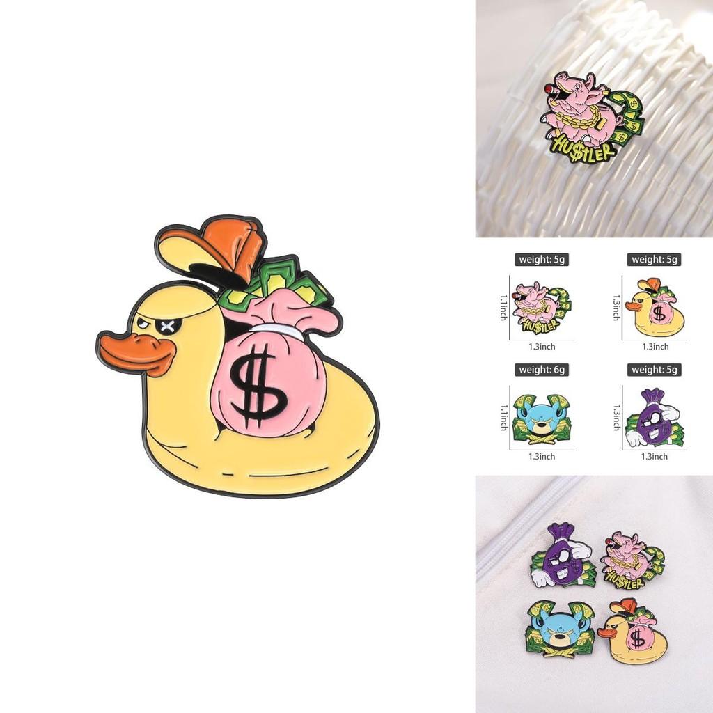 Colorful Cartoon Character Brooch For Fashionable Style And Unique Accessories For All
