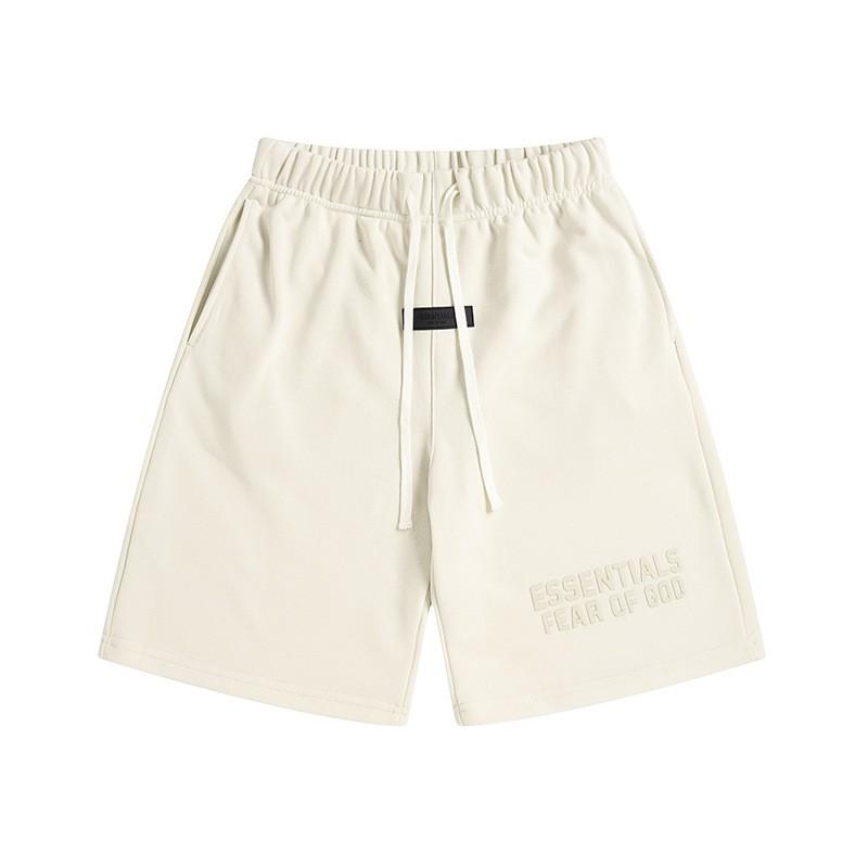 FOG ESSENTIALS Pánské bavlněné kraťasy Volný střih Streetwear Ležérní teplákové