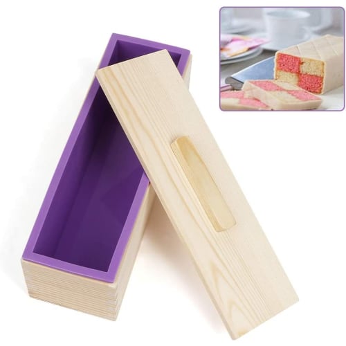 YTOPRO 9-Piece Handmade Soap Tool Set: Wire Soap Cutter, Wooden Soap Cutter Stand, Soap Knife, Soap Mold, Silicone Mold, and 2 Silicone Molds. DIY Soa