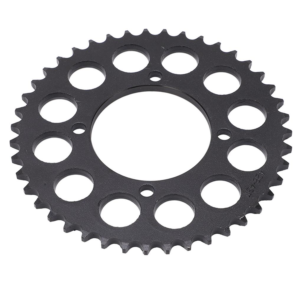 428 43T Motorcycle Chain Rear Sprocket Steel Wear Resistant Anti Corrosion Rear Drive Sprocket for DIY Kart