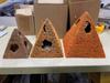 Aquarium Decorations Aquarium Decoration Pyramid Set Of 3 8.5-12.5 Cm