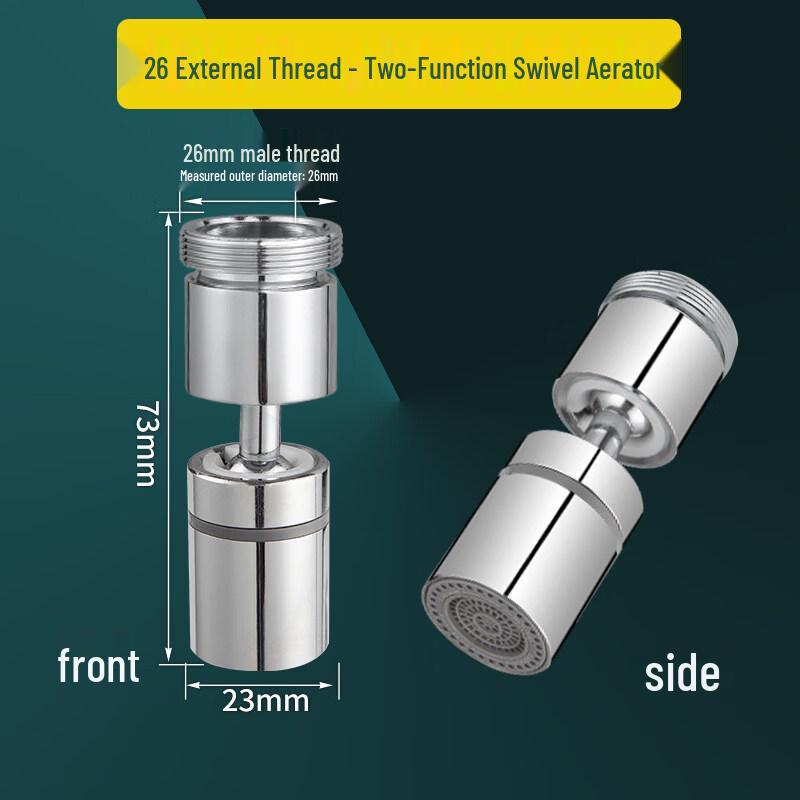 Universal Faucet Aerator with Extender
