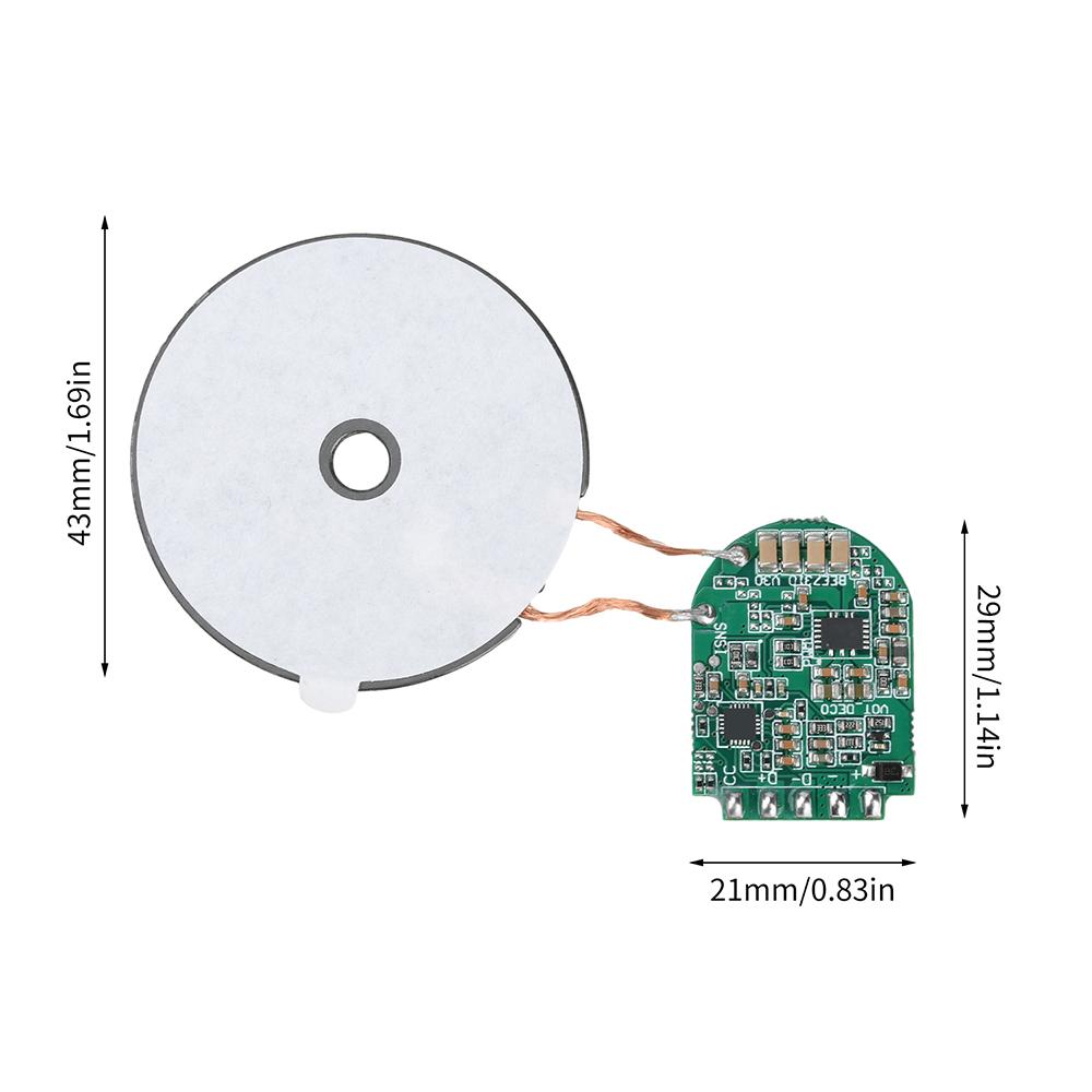 15W Low Temperature Wireless Charging Module Transmitter PCBA Wireless Charger Motherboard Magnetic Charging Motherboard Coil