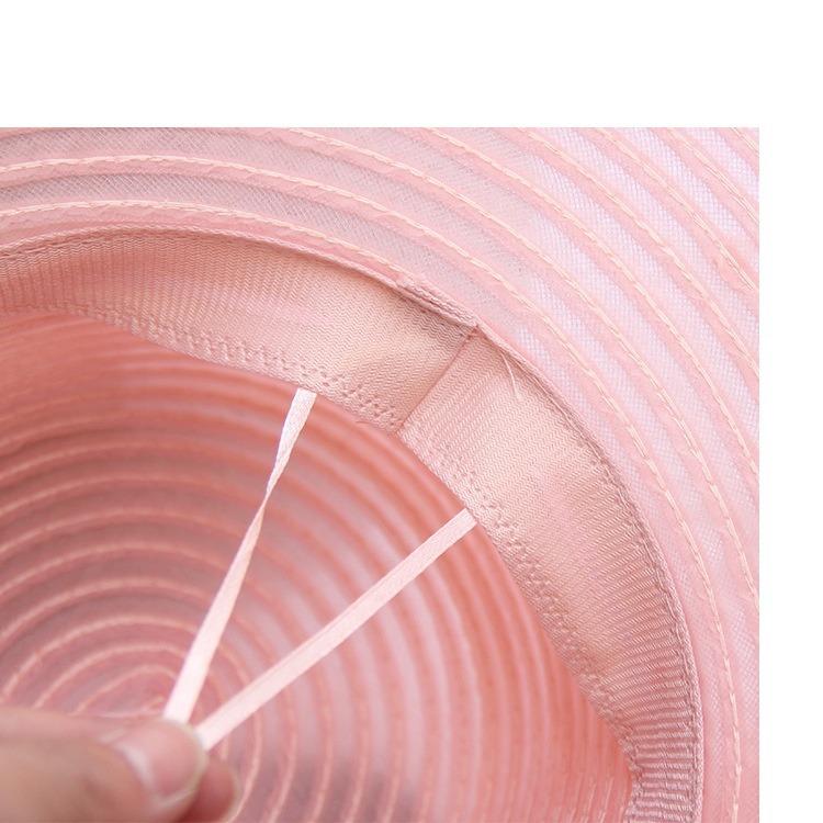 Eugen Top Hat Spring Summer Feather Flower Fashion Wedding Hat Big Brim Dome Beach Sun Hat